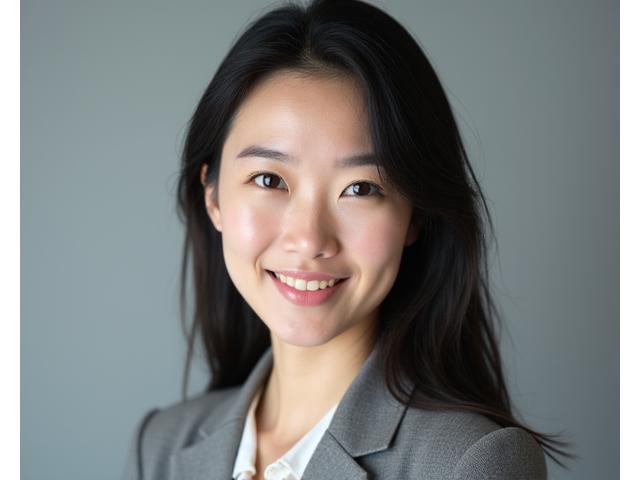 スタジオで撮影された美しいプロフェッショナルポートレート